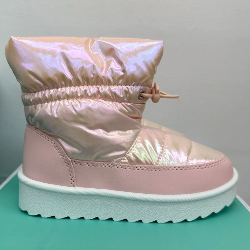 GIRLS Pink Winter Snow/Rain Boots